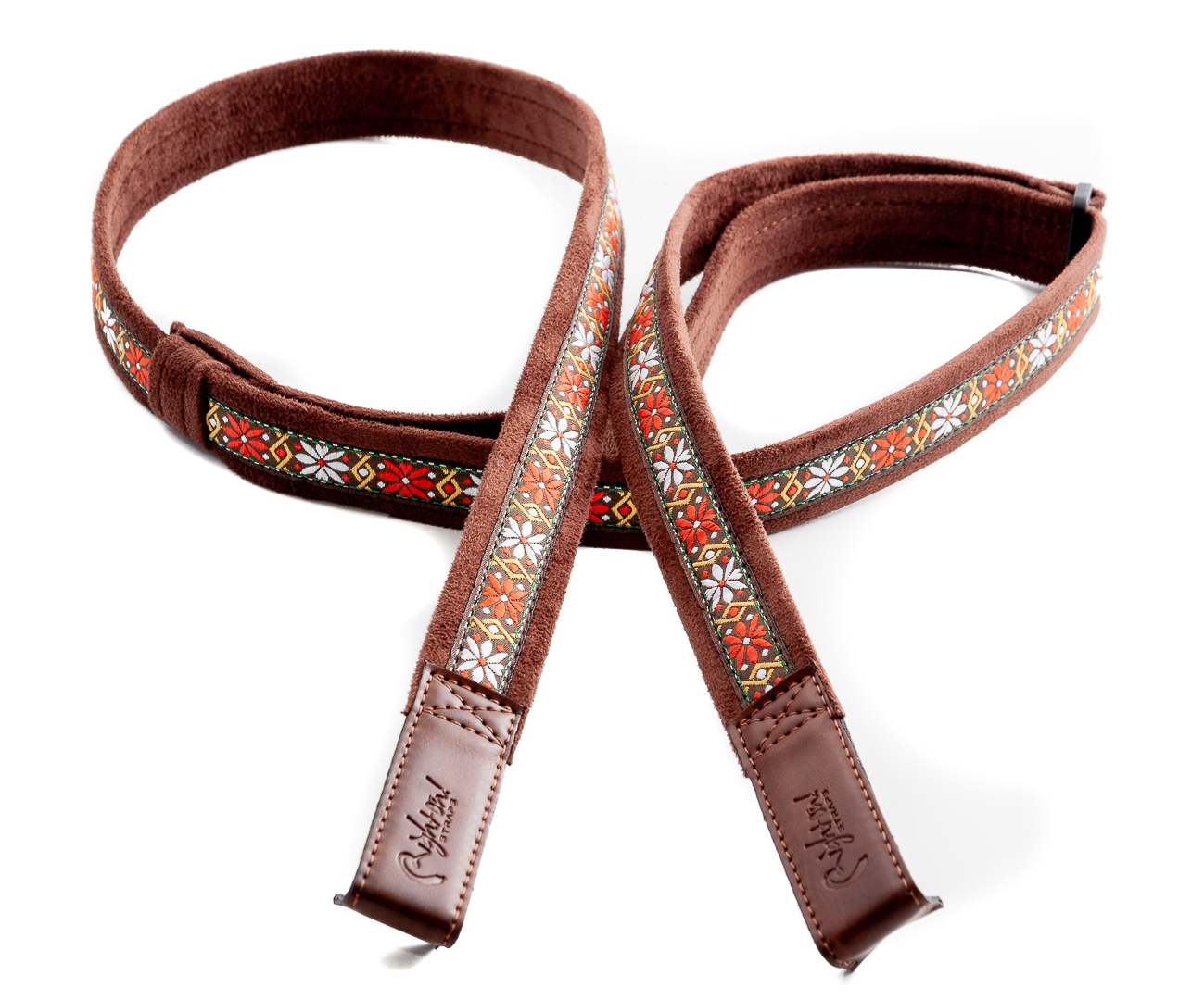 RightOn! Straps Classical Dual Hook Strap Brown