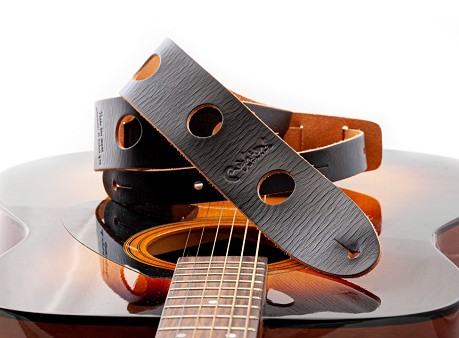 Correa de guitarra RightOn! Legend E.V. — réplica de correa de Eddie Vedder, agujeros de 1 pulgada en homenaje a Pete Townshend, estilo Pearl Jam