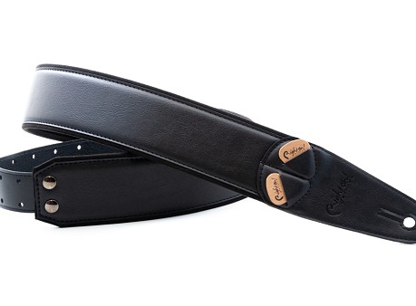 Correa acolchada Charm-60 Black sostenible para guitarra y bajo