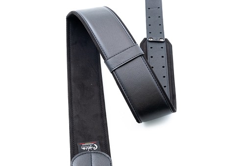 Correa negra 6 cm Charm-60 ergonómica y vegana para guitarristas