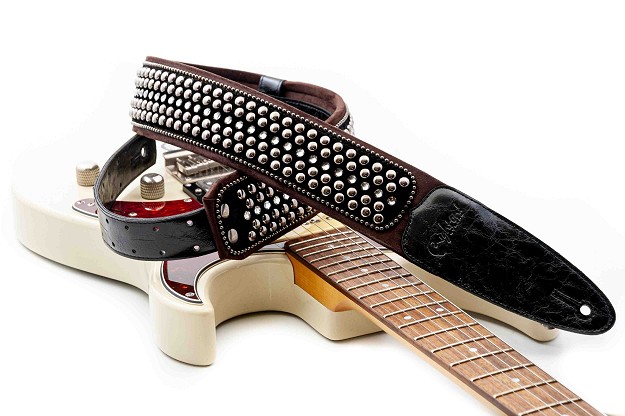 Legend B.G. Guitar Strap | Inspired by Billy Gibbons with Swarovski Crystals1