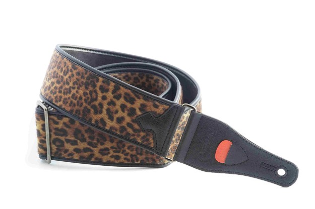 LEOPARD, Sangle de Guitare Imprimé Animal Vegan | RightOn! Straps 1