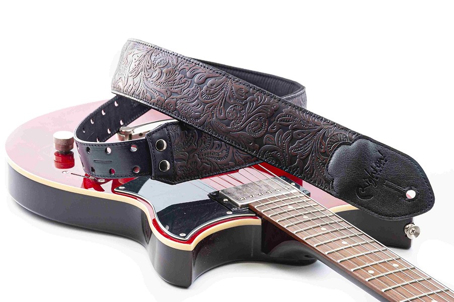 Correa de guitarra de piel Blackguard Black