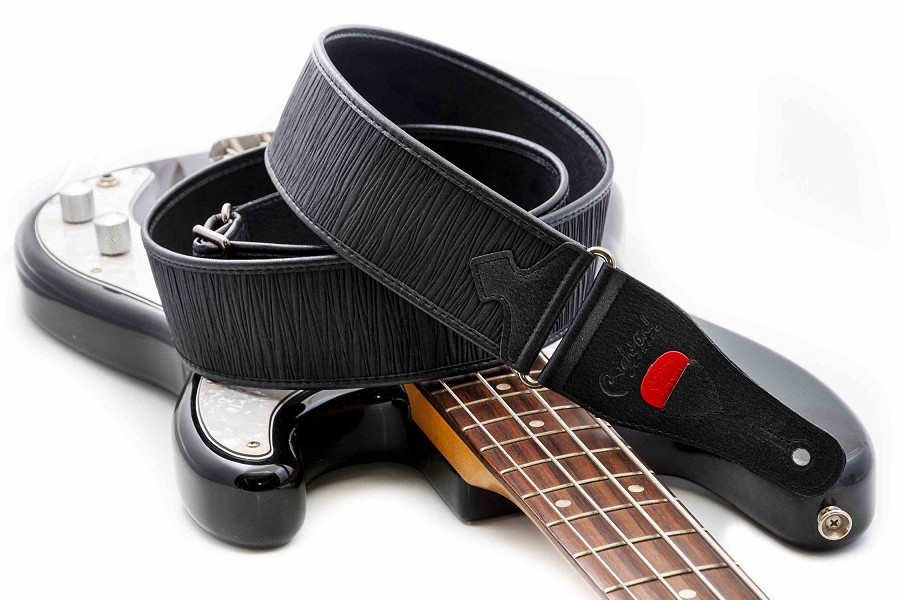 DUNE Black Guitar Strap