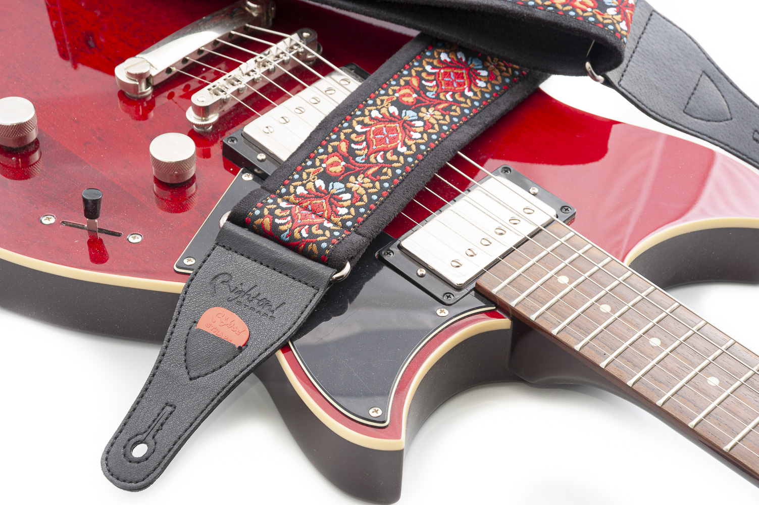 Vintage Plain Model Leather Guitar Strap